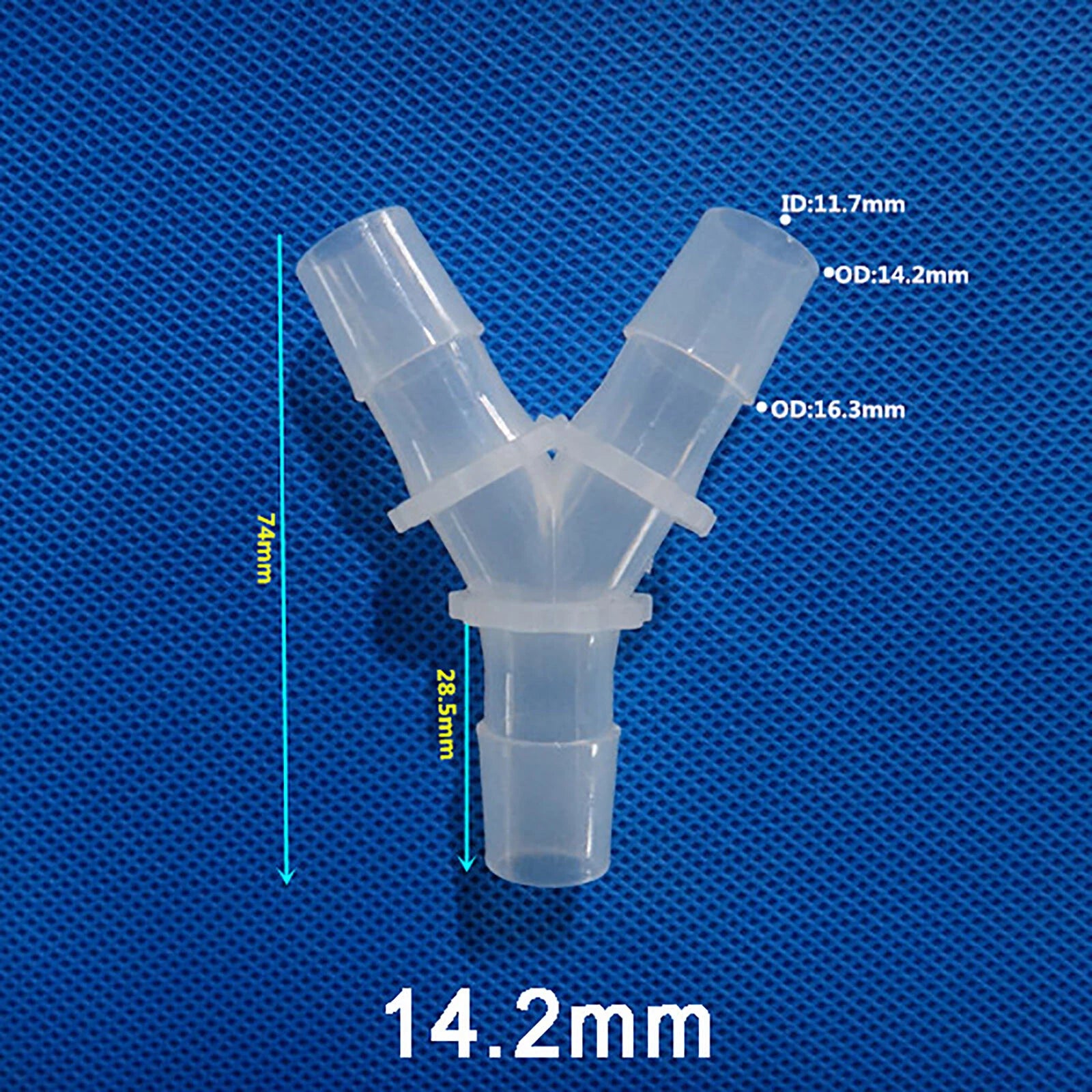 Y Joiner 3-Way Plastic Barb Hose Connector – Air Fuel Water Pipe Fitting