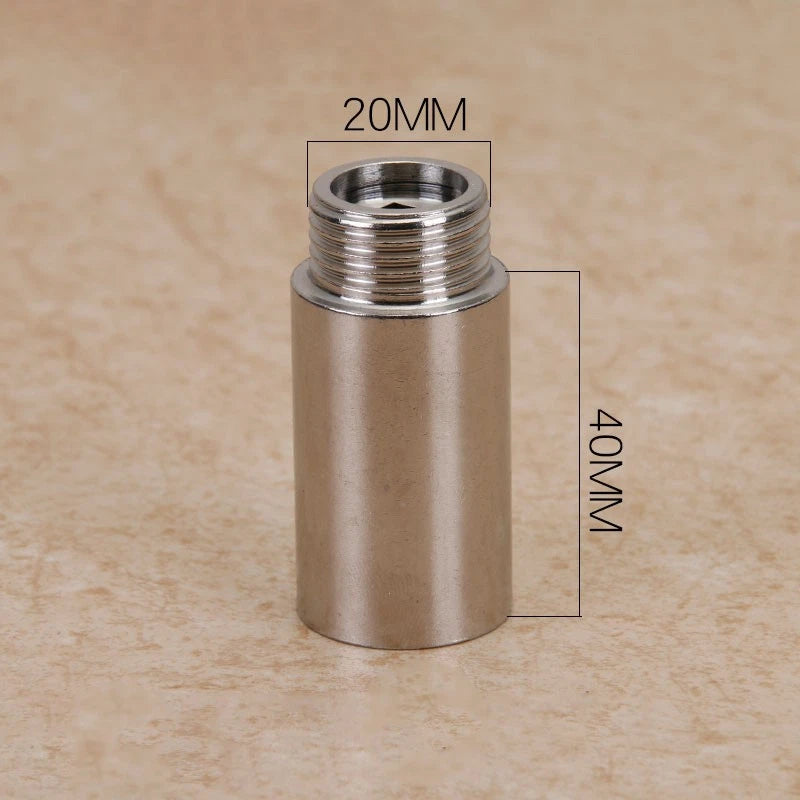 1/2" Stainless Steel Female x Male NPT Extension Pipe Nipple | Barrel Nipple