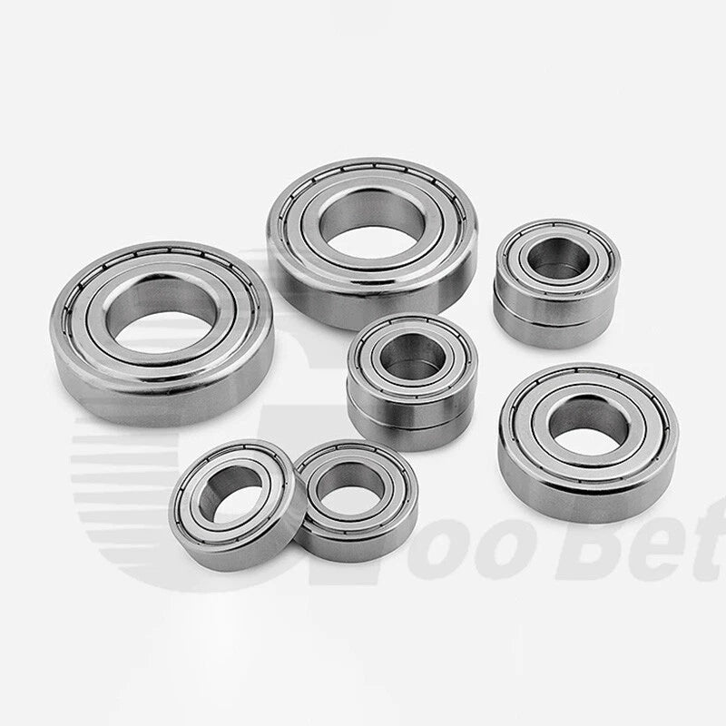 Stainless Steel 304 440 Mini Deep Groove Ball Bearings 603ZZ - 698ZZ Bore 3-9mm