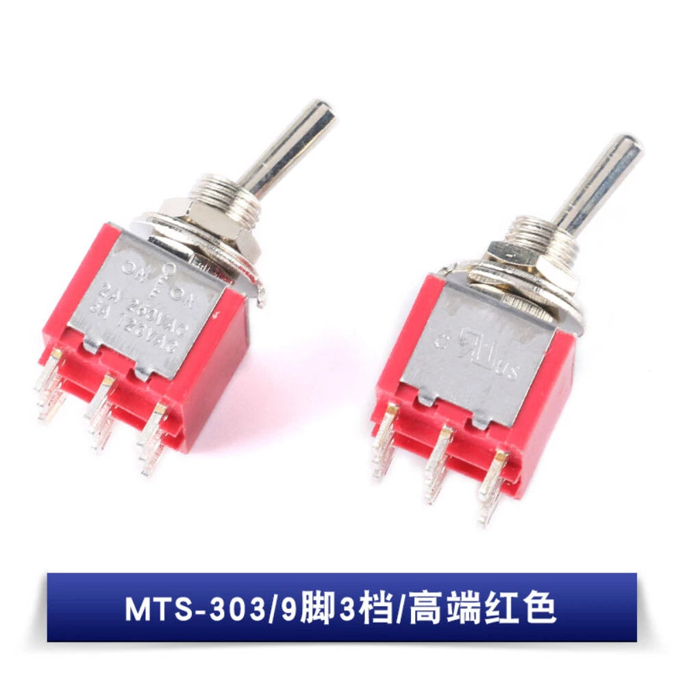 MTS Series Mini Toggle Switch SPDT DPDT ON-ON ON-OFF-ON for Car Boat Dashboard