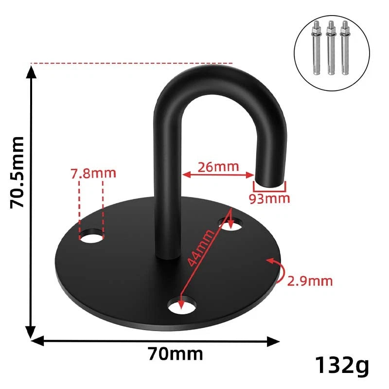Heavy Duty Ceiling Hooks Stainless Steel Wall Mount Top Hook Hanging Hardware