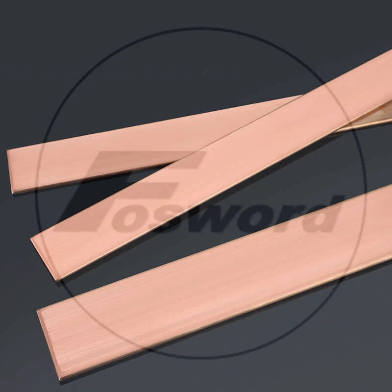 99.9% Pure Copper Cu Metal Flat Bar Copper Strip Copper Plate Thick 5mm- 100mm