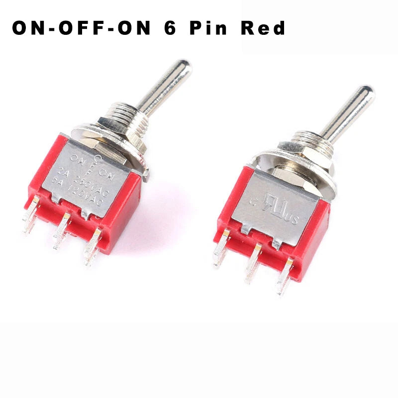 Mini Toggle Switch ON-ON ON-OFF-ON 3 6 9 12 Pin – Dashboard & Model Railway