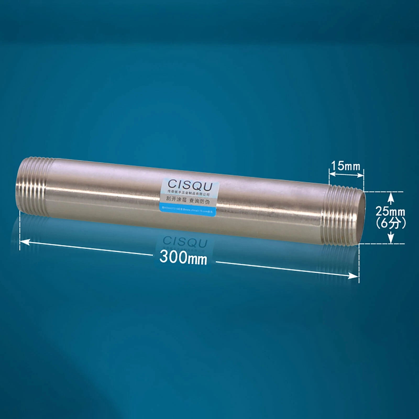 Stainless Steel 201 Male Thread Weld Nipple 1/2" 3/4" 1" | 100–500mm Pipe Fitting