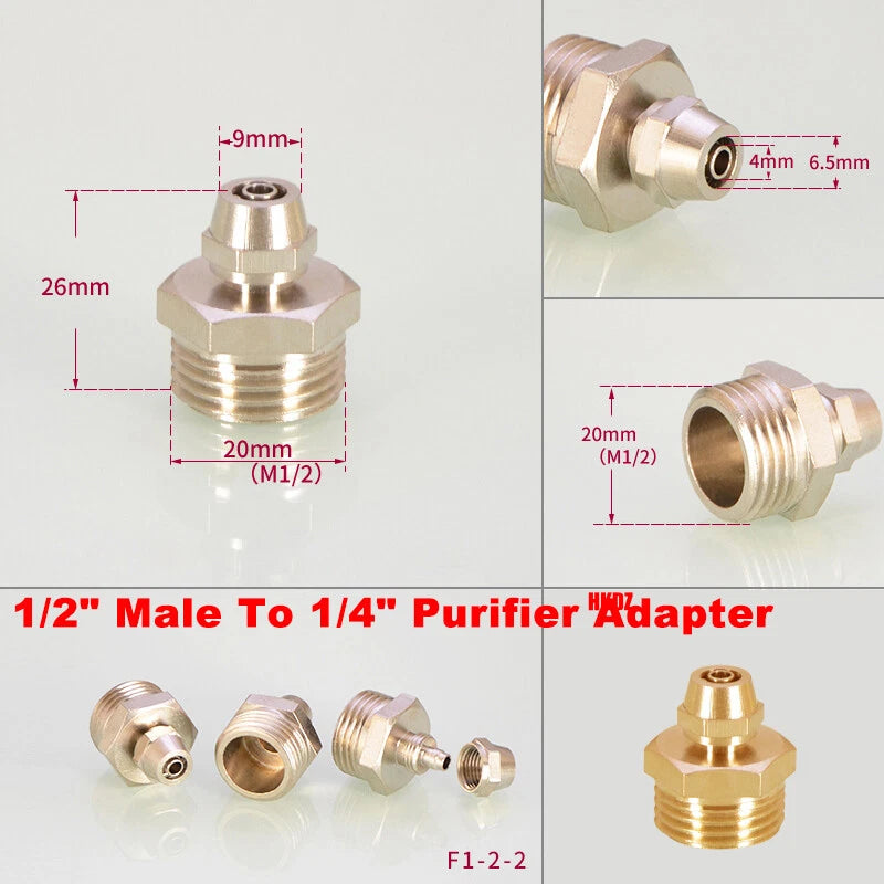 Brass Faucet Adapters Purifier Aerator Water Female Male Fittings Tap Connector