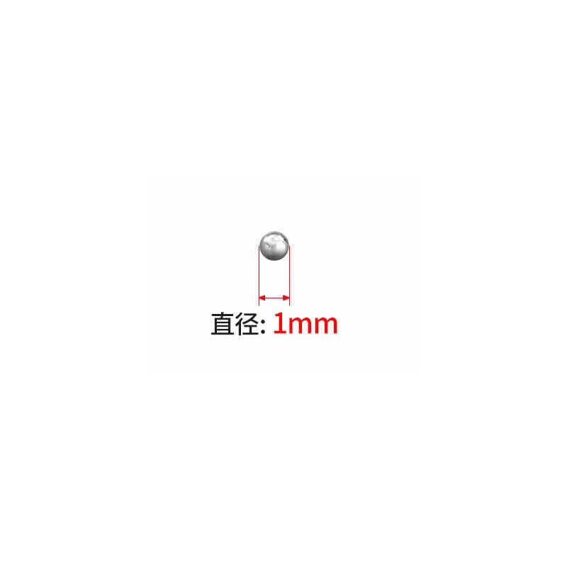 Chrome Stainless Steel Ball Bearings Diameters 1/1.5/2/3/4/4.5/5/6/7/8/9/10mm