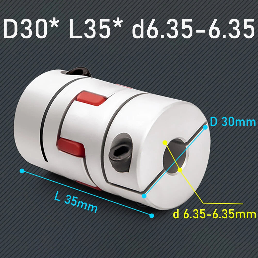 Flexible Plum Coupling Servo Motor Jaw Spider Shaft Coupler for CNC 3D Printer