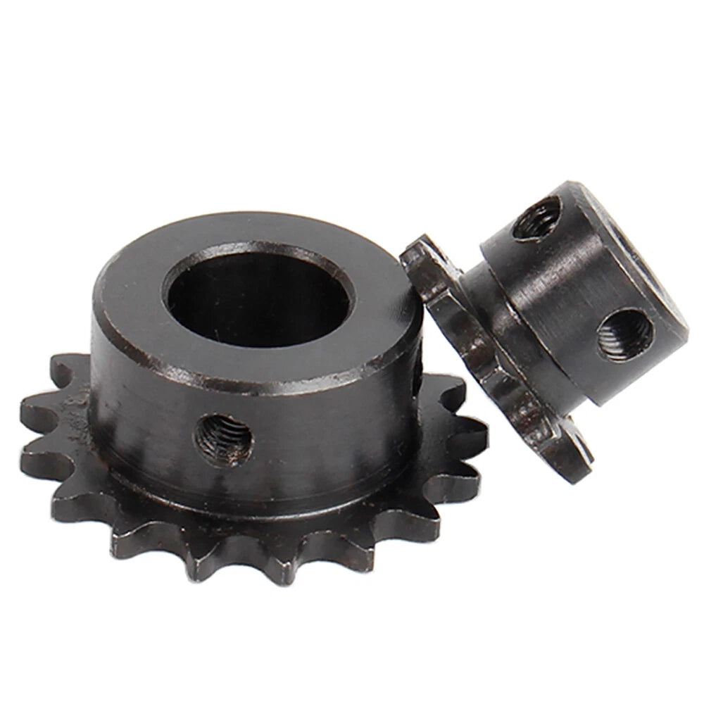 04C Roller Chain Drive Sprocket Wheel 11T-40T Keyhole Hole 8mm-30mm Pitch 6.35mm