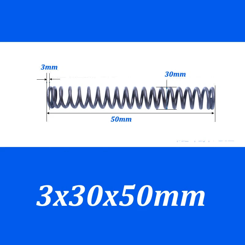 Compression Spring 30-40mm Diameter & 20-100mm Length Pressure Big 3mm Wire Dia