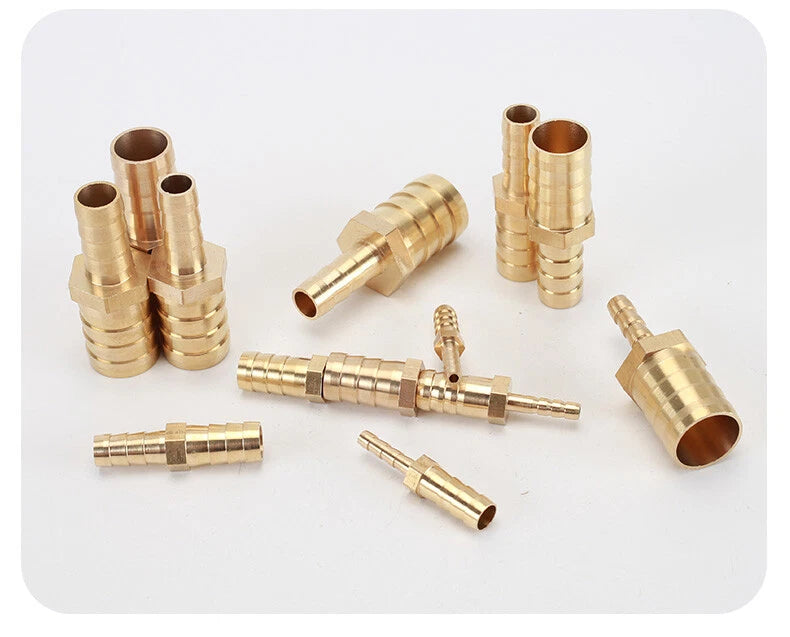 Brass Reducing Hose Fittings – Straight, L, T & Y Connectors for Gas & Air Tube