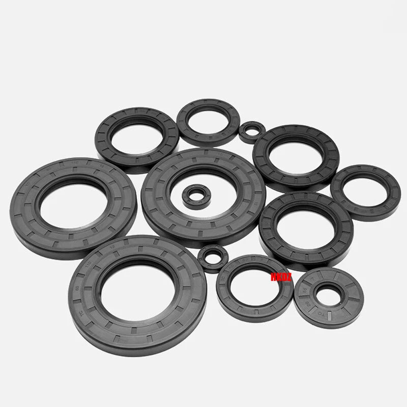 NBR TC Simmerring Oil Seal Nitrile Rubber Rotary Shaft Seals Metric ID 55~155mm