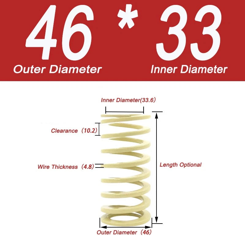 Heavy-duty Compression Mold Springs,length Up To 400,outer Diameter 10.5-50mm