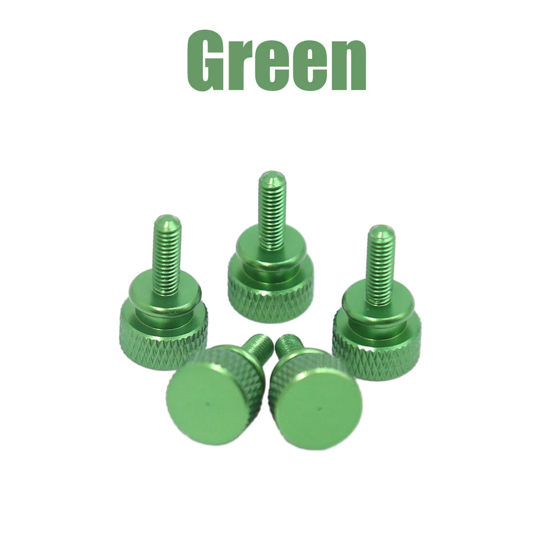 M3 Anodized Aluminum Knurled Thumb Screws — Hand-Tightening Knob Bolts