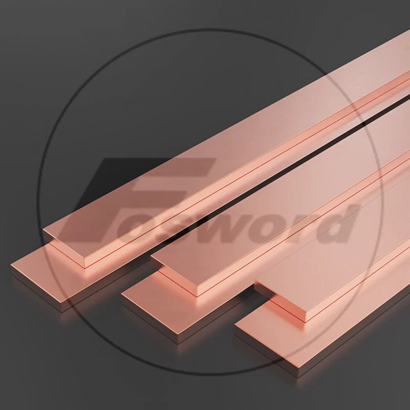 99.9% Pure Copper Cu Metal Flat Bar Copper Strip Copper Plate Thick 5mm- 100mm