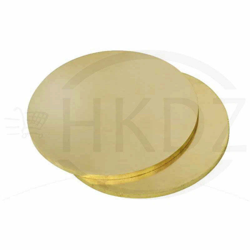 H62 Solid Brass Discs Plate Round Sheets Thickess 0.3mm-3mm Diameters 10-300mm