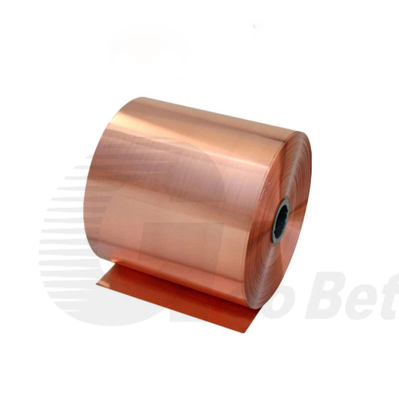 99.9% Pure Copper T2 Cu Metal Sheet Foil Plate Strip Band Thick 0.1mm-0.15mm