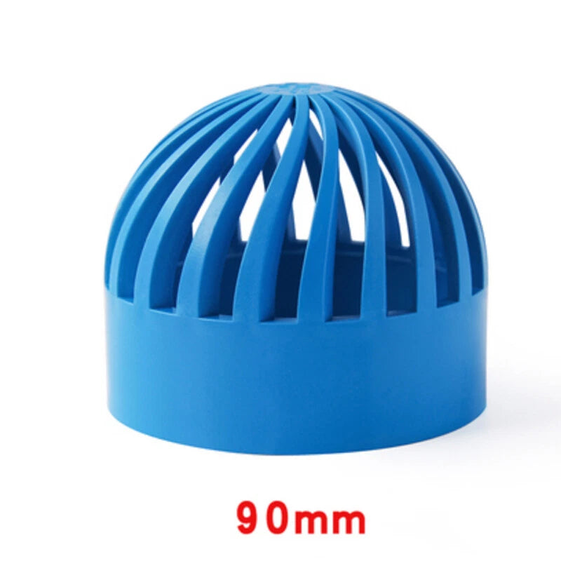 PVC Water Filter Net Cap Pipe Fittings ID 32mm-110mm for Aquarium Fish Tank DIY