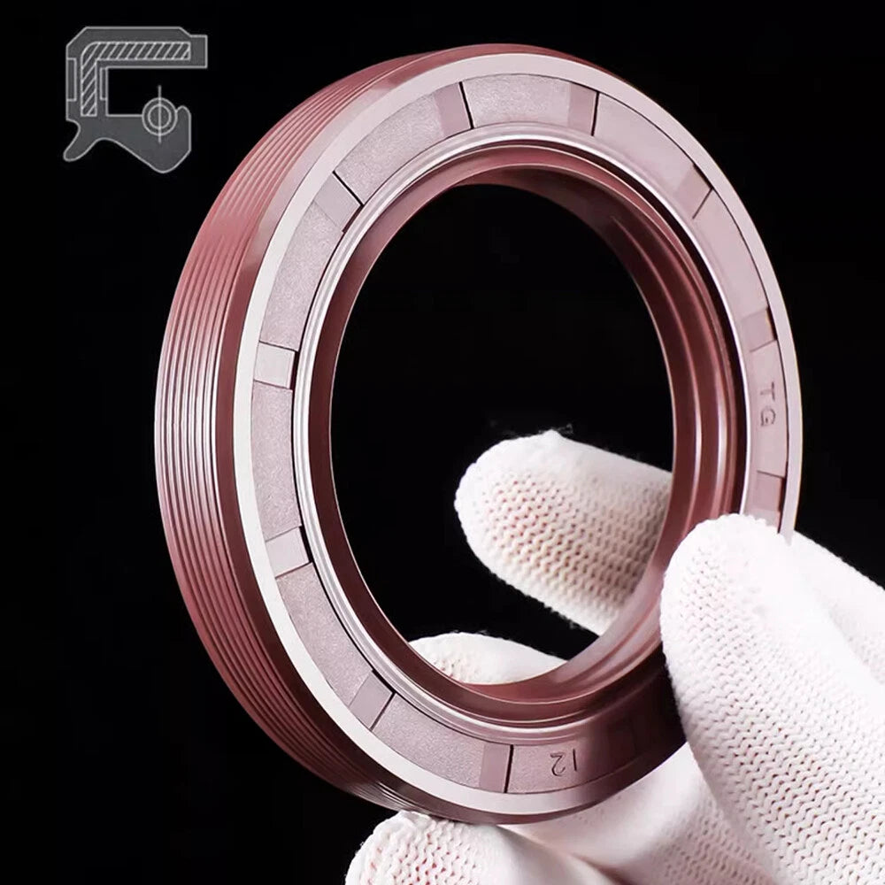 TC/TG Dual Lip FKM Oil Seal — Metric Rotary Shaft Sealing Ring, ID 25–50mm