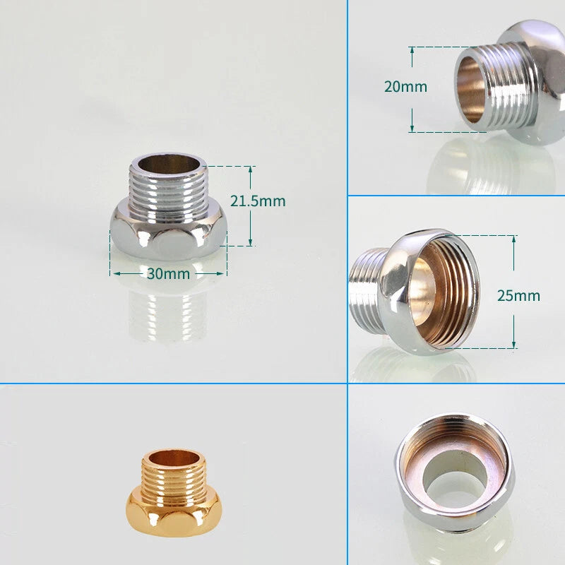 BSP Thread Male to Female Tap Connector Adapter — Kitchen & Garden Hose Fitting