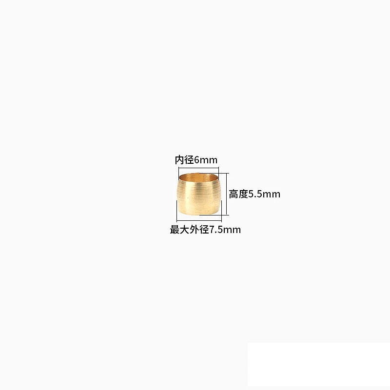 Brass Compression Rings Olives — Metric Sealing Rings for Copper Tube Fittings