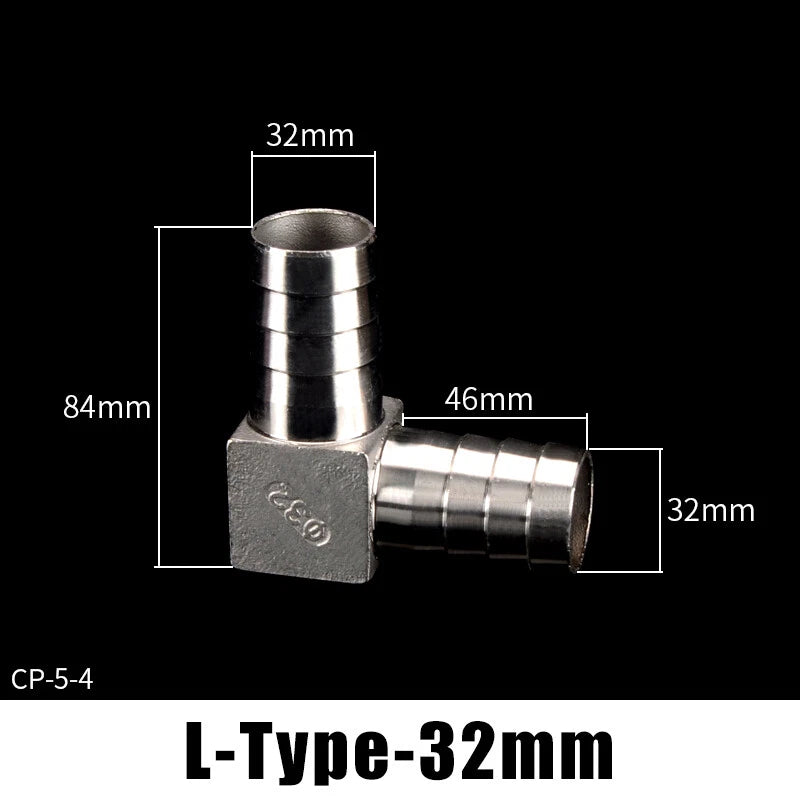Stainless Steel BSP Hose Tail Connector Fitting — Y / L / T / Inline Type