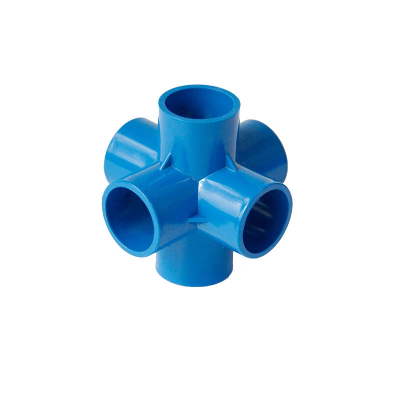 Blue PVC 25mm ID Pressure Pipe Fittings Metric Solvent Weld Various Parts