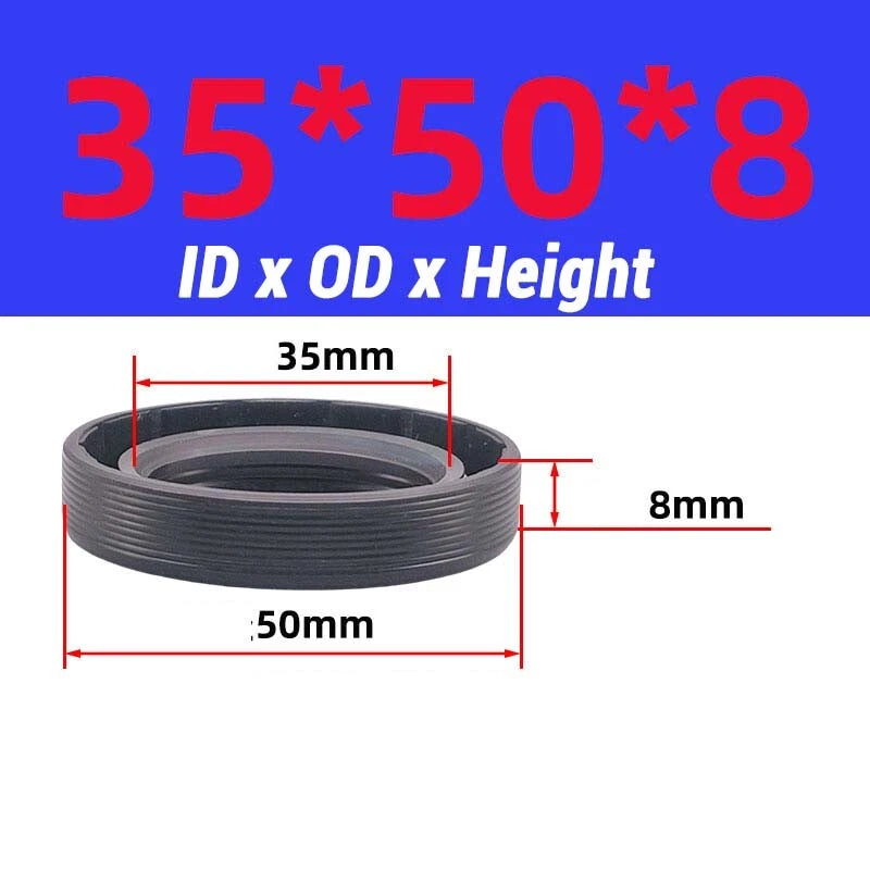 Oil Seal Metric Size Rotary Shaft Seal ID 8-38 mm TC FB Skeleton Oil Seal Rings