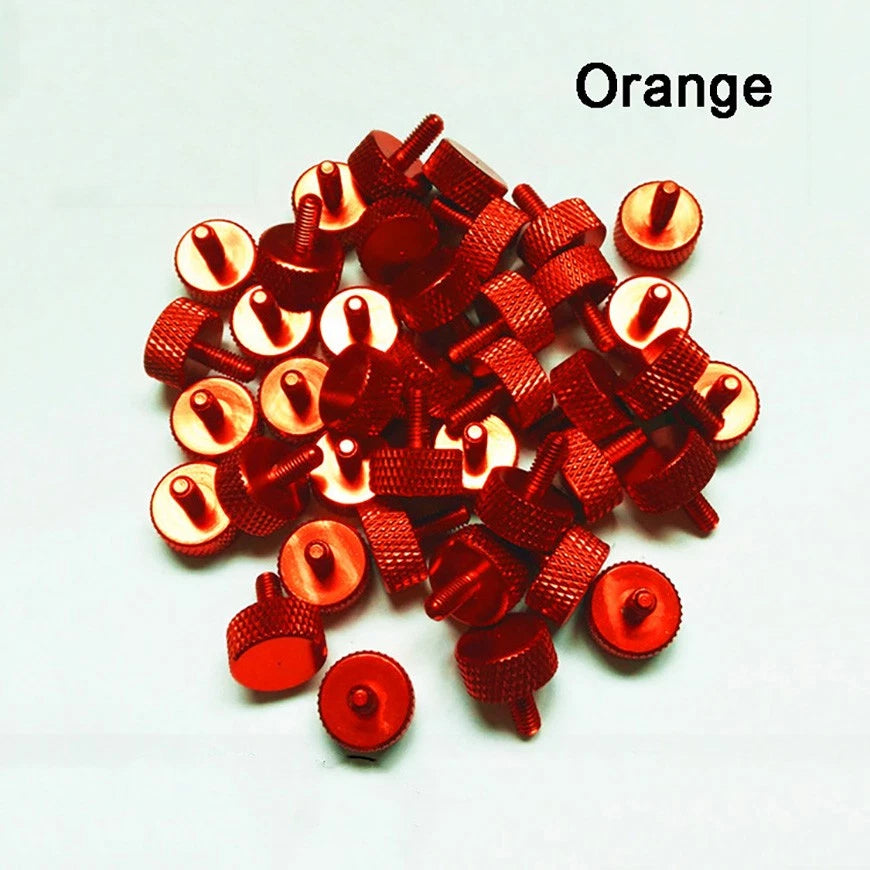 M3 Aluminum Anodized Knurled Thumb Screws for PC Case — 5 / 6 / 8mm