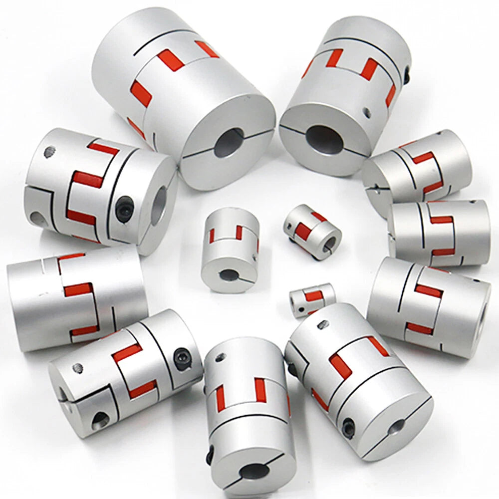 Flexible Plum Coupling Shaft Coupler 3 4 5 6 7 8 mm CNC Stepper Motor 3D Printer