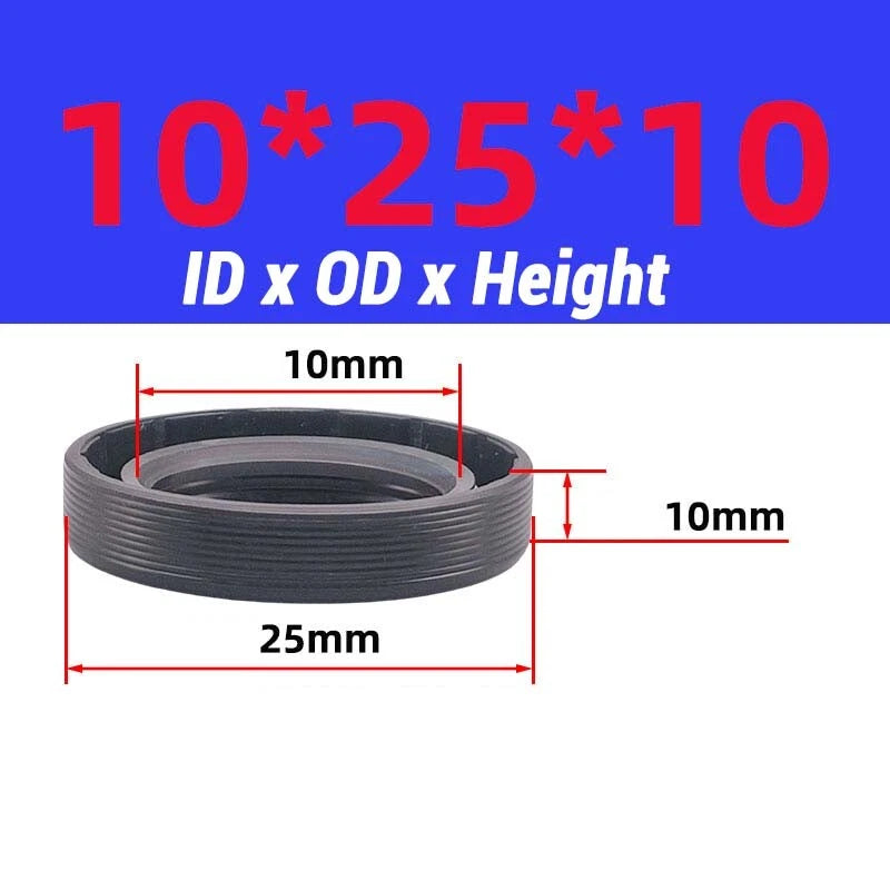 Oil Seal Metric Size Rotary Shaft Seal ID 8-38 mm TC FB Skeleton Oil Seal Rings