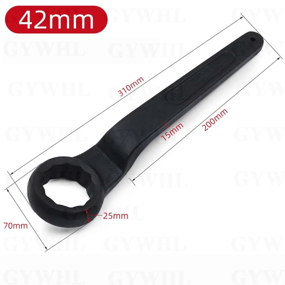 Slogging Striking Wrench Spanner Offset Box End Ring Type Wrench Carbon Steel