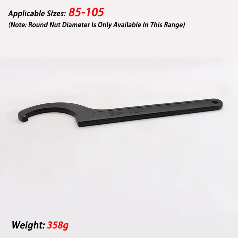 Hook Wrench C Spanner 22mm-320mm Repair Tool Motorcycle Bike Steering Suspension