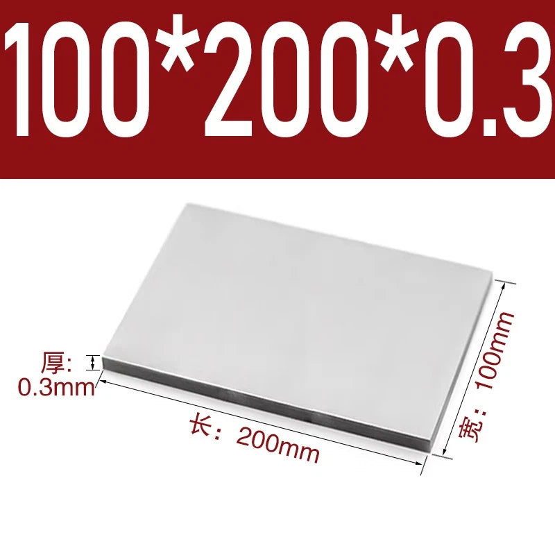 304 Stainless Steel Sheet Plate 0.3mm 0.5mm 0.8mm 1mm 2mm 3mm 4mm 5mm Thick
