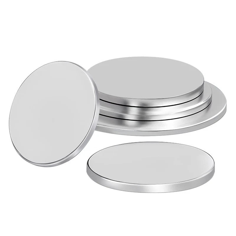 Stainless Steel 304 Blank Round Disc — 35mm Metal Plate (10-Pack)