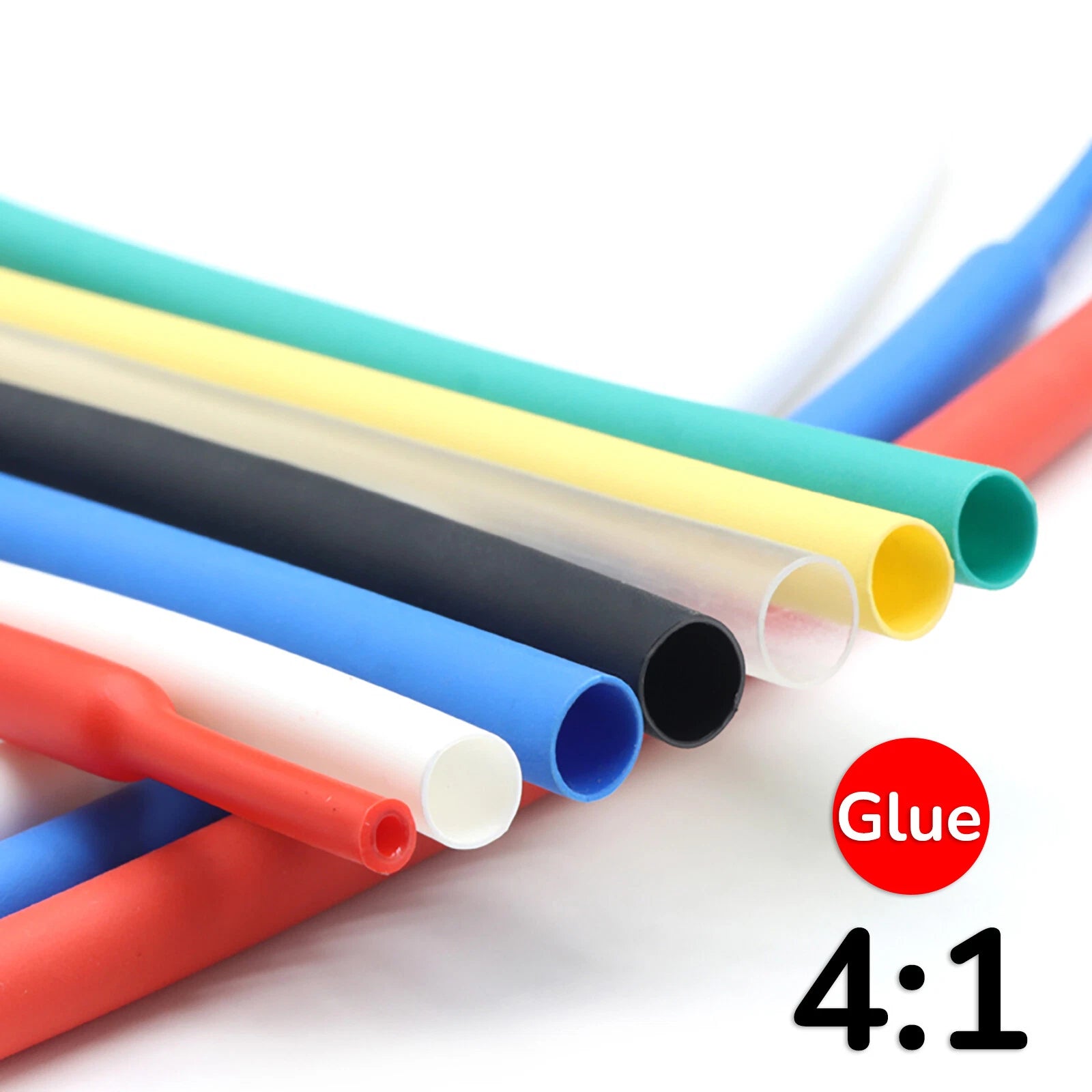 Marine Grade Dual Wall Heat Shrink Tubing with Adhesive Glue Lined — Waterproof Heatshrink Tube