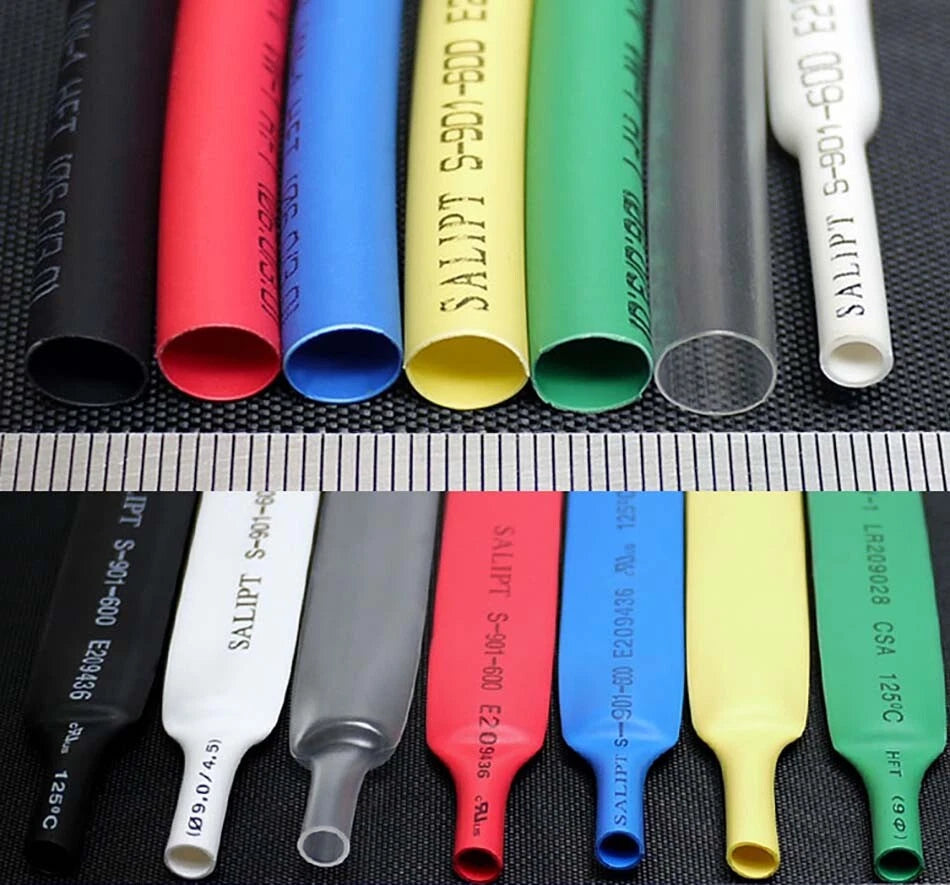 Heat Shrink Tubing 2:1 – Φ0.6mm to Φ12mm Electrical Wire Sleeving