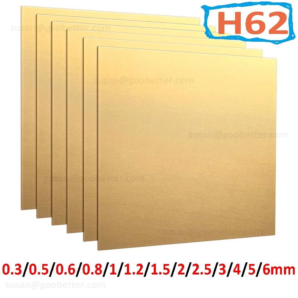 Brass Sheet Various Sizes, Various Thickness. Models Jewellery Making 0.3mm-6mm - HomeDIYer