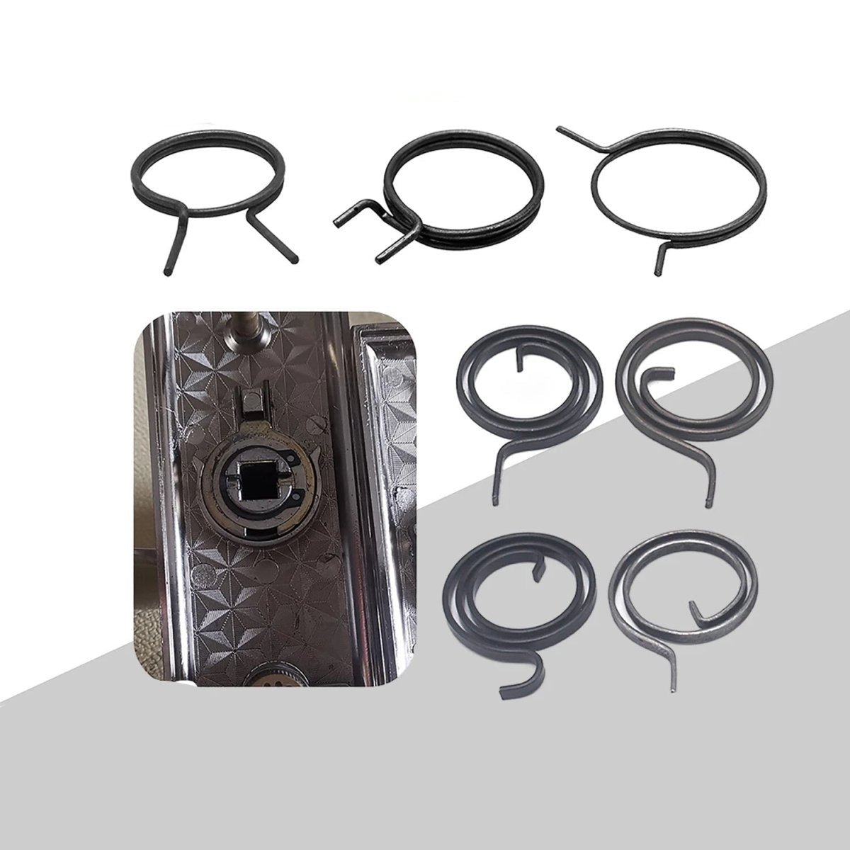 Door Handle Springs Suitable Thickness: 35mm - 50mm Internal Door handle spring - HomeDIYer