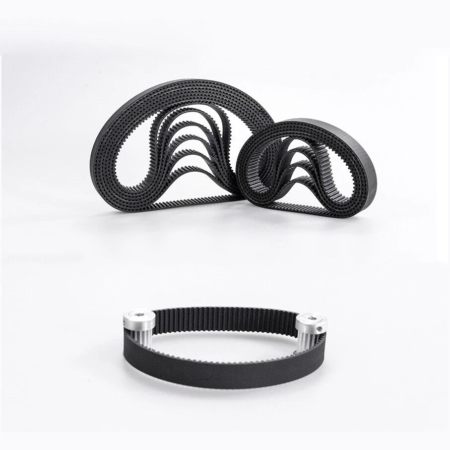 HTD3M Rubber Timing Belt — 10mm Wide, 87mm to 5100mm Closed Loop