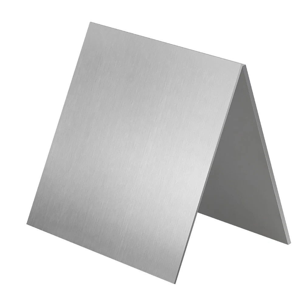 Stainless Steel Sheet, 0.6mmx43mmx63mm, 2mmx43mmx63mm, 3mmx43mmx63mm, 2 pcs each