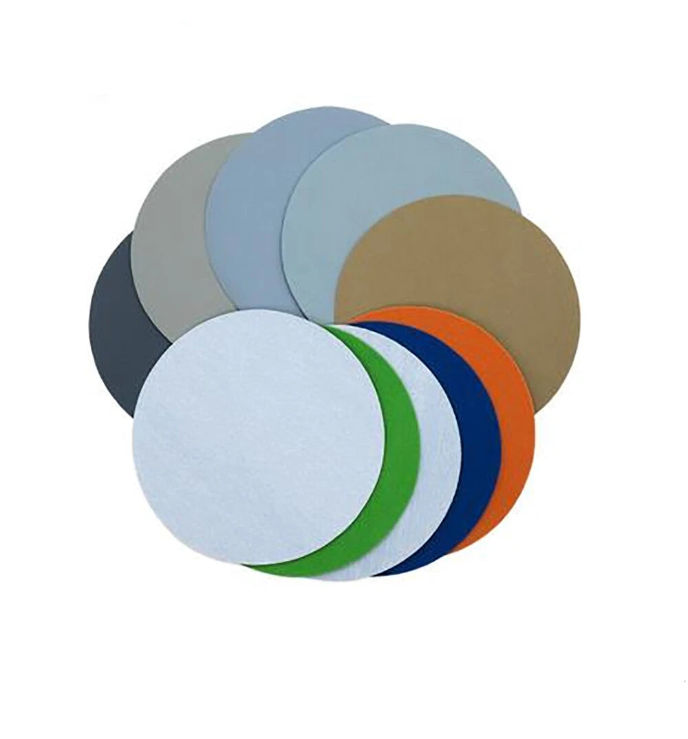 5" - 6" - 7" - 8" Inch Sanding Disc Wet & Dry Sandpaper Hook & Loop For Polish