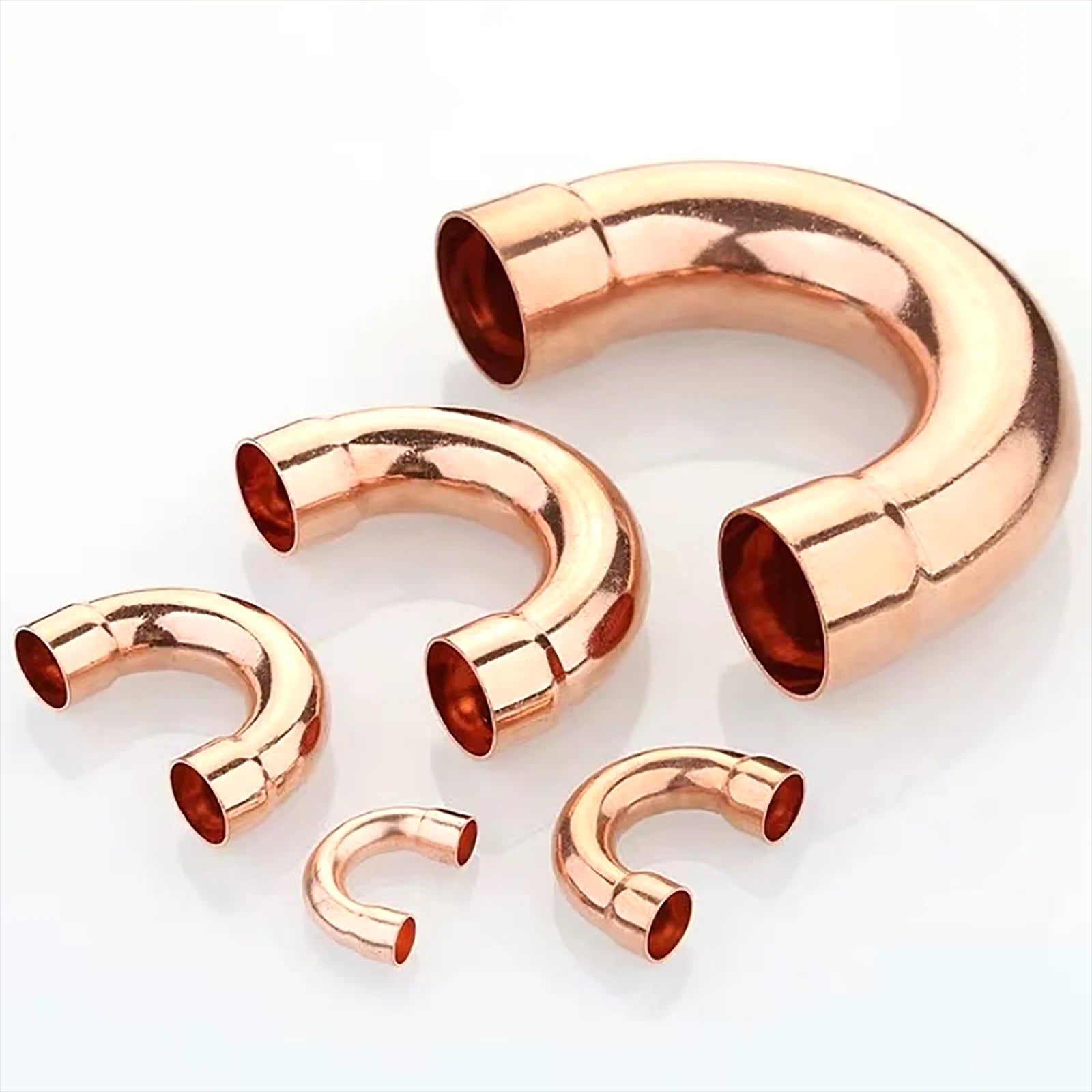 End Feed Return Bend Copper Pipe Fitting | 6.35mm–76mm | Plumbing U-Bend