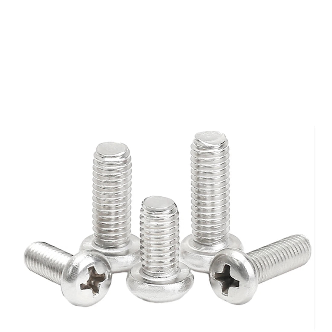 M3-M8 Aluminum Alloy Phillips Pan Head Machine Screws | Anodized Metric Bolts