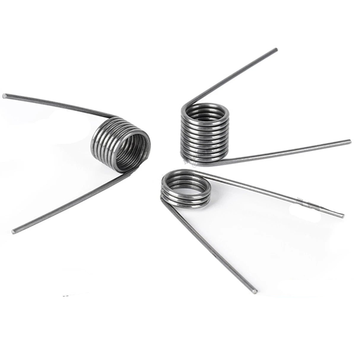 Torsion Spring (pack of 10), 0.5mm Wire diameter, 3mm - 6mm OD, Right spring - HomeDIYer