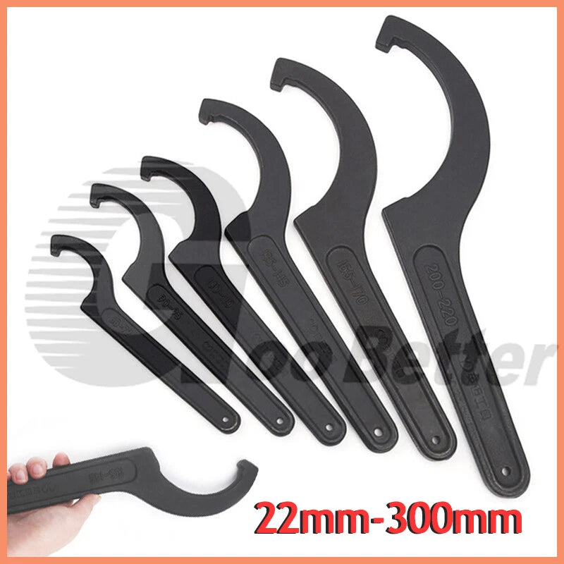 22-300mm C Spanner Wrench Hook Tool For Motorcycle Bike Shock Absorber Adjuster