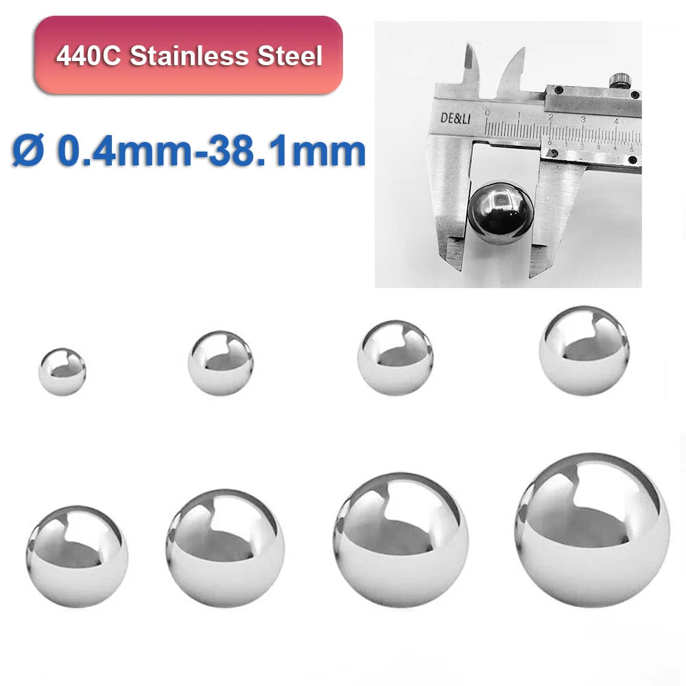 440C Stainless Steel Ball 0.4mm-38.1mm Precision G10 Bearings Smooth Solid Balls