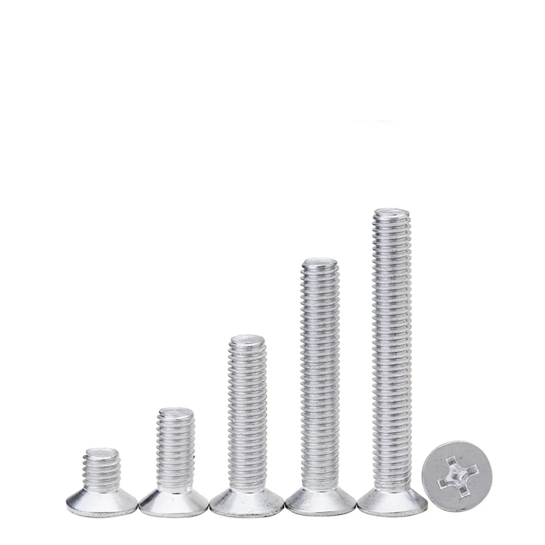 M3-M10 Aluminum Alloy Phillips Countersunk Flat Head Machine Screws | Anodized