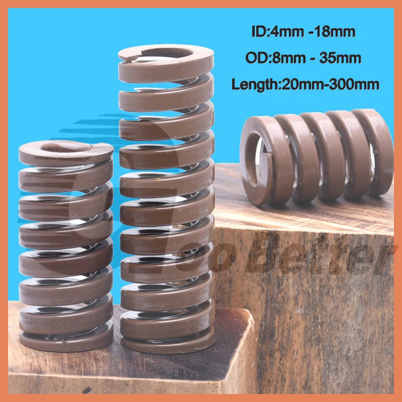 Heavy Load Duty Compression Die Spring, Φ8-Φ50mm Diameter & Up To 300mm Long
