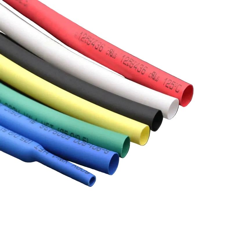 2:1 Heat Shrink Tubing – 0.6mm to 80mm, 7 Colors, 1M per Pack