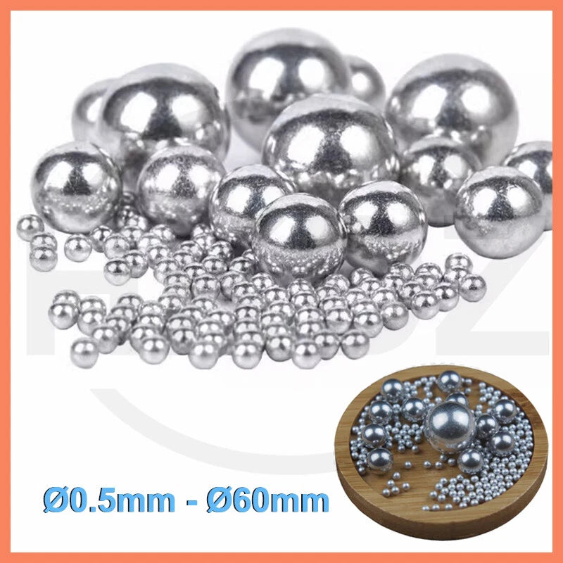 Aluminium Ball Precision Pure Solid Round Balls Bearings Diameters Ø0.5mm -Ø60mm